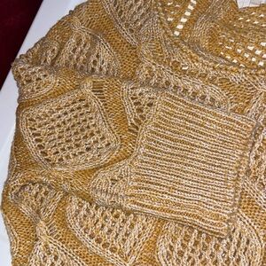 BKE Mustard Knit Sweater